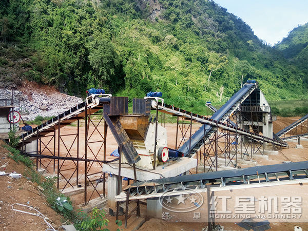 一天出600方沙，1610錘式破碎機輕松搞定